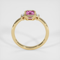 1.04 Ct. Pink Sapphire Ring, 14K Yellow Gold 3