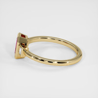 1.04 Ct. Pink Sapphire Ring, 14K Yellow Gold 4