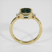 2.04 Ct. Green Sapphire Ring, 14K Yellow Gold 3