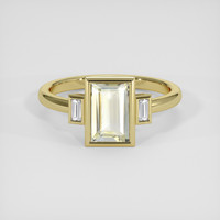 1.40 Ct. Yellow Sapphire Ring, 14K Yellow Gold 1
