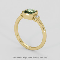 2.31 Ct. Bi Color Sapphire Ring, 14K Yellow Gold 2