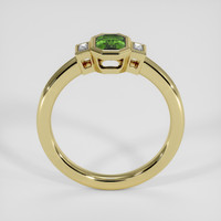 0.63 Ct. Bluish Green Sapphire Ring, 14K Yellow Gold 3