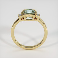 1.58 Ct. Bluish Green Sapphire Ring, 14K Yellow Gold 3