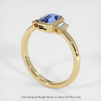 1.11 Ct. Sapphire Ring, 14K Yellow Gold 2