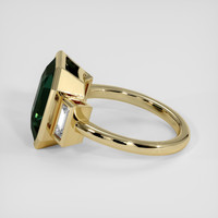 7.51 Ct. Green Sapphire Ring, 14K Yellow Gold 4