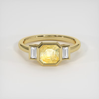 1.87 Ct. Yellow Sapphire Ring, 14K Yellow Gold 1