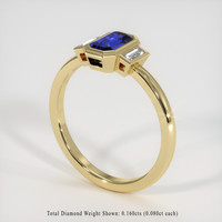 1.20 Ct. Sapphire Ring, 18K Yellow Gold 2
