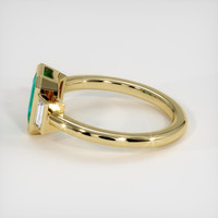 1.73 Ct. Emerald Ring, 18K Yellow Gold 4