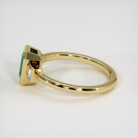 1.11 Ct. Emerald Ring, 18K Yellow Gold 4
