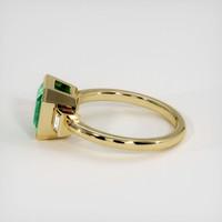 2.50 Ct. Emerald Ring, 18K Yellow Gold 4