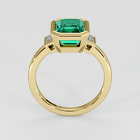 2.76 Ct. Emerald Ring, 18K Yellow Gold 3