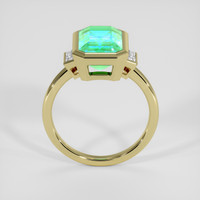 3.50 Ct. Emerald Ring, 18K Yellow Gold 3