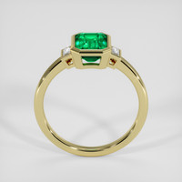 1.54 Ct. Emerald Ring, 18K Yellow Gold 3