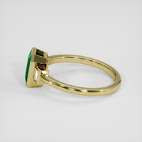 1.54 Ct. Emerald Ring, 18K Yellow Gold 4