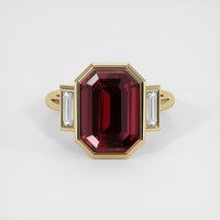 6.74 Ct. Gemstone Ring, 18K Yellow Gold 1