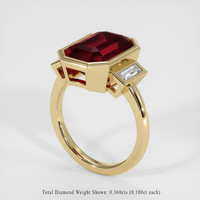 6.74 Ct. Gemstone Ring, 18K Yellow Gold 2