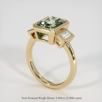 3.80 Ct. Gemstone Ring, 18K Yellow Gold 2