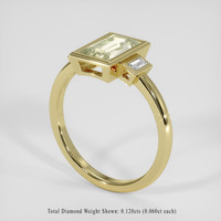 1.40 Ct. Yellow Sapphire Ring, 18K Yellow Gold 2