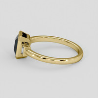 1.65 Ct. Green Sapphire Ring, 18K Yellow Gold 4