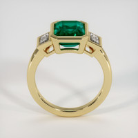 2.25 Ct. Emerald Ring, 18K Yellow Gold 3