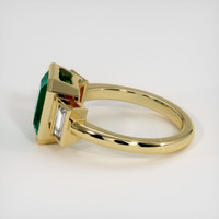 2.25 Ct. Emerald Ring, 18K Yellow Gold 4