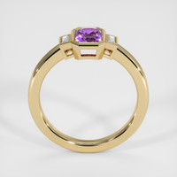 1.37 Ct. Purple Sapphire Ring, 18K Yellow Gold 3