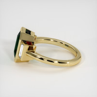 4.50 Ct. Green Sapphire Ring, 18K Yellow Gold 4