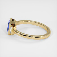 1.11 Ct. Sapphire Ring, 18K Yellow Gold 4