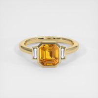 2.53 Ct. Sapphire Ring, 18K Yellow Gold 1