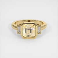 2.51 Ct. Yellow Sapphire Ring, 18K Yellow Gold 1