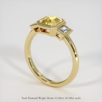 1.87 Ct. Yellow Sapphire Ring, 18K Yellow Gold 2