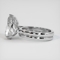 8.03 Ct. White Sapphire Ring, Platinum 950 4