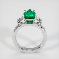 2.28 Ct. Emerald Ring, 18K White Gold 3