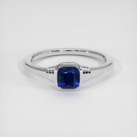1.79 Ct. Blue Sapphire Ring, Platinum 950 1