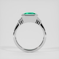 2.94 Ct. Emerald Ring, Platinum 950 3