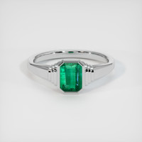 1.86 Ct. Emerald Ring, Platinum 950 1