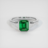 1.76 Ct. Emerald Ring, Platinum 950 1