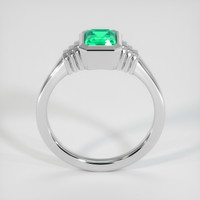 1.13 Ct. Emerald Ring, Platinum 950 3