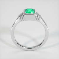 1.13 Ct. Emerald Ring, Platinum 950 3