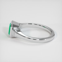 1.13 Ct. Emerald Ring, Platinum 950 4