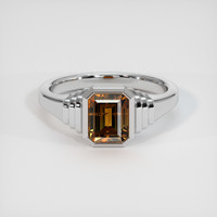 1.57 Ct. Gemstone Ring, Platinum 950 1