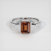 1.71 Ct. Gemstone Ring, Platinum 950 1