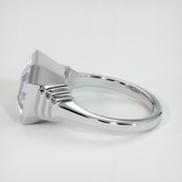 6.06 Ct. White Sapphire Ring, Platinum 950 4