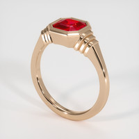 1.35 Ct. Ruby Ring, 14K Rose Gold 2