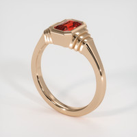 0.66 Ct. Red Andesine Ring, 18K Rose Gold 2