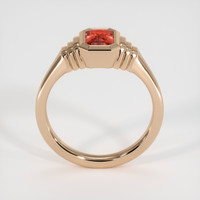 0.66 Ct. Red Andesine Ring, 18K Rose Gold 3