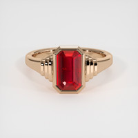 2.03 Ct. Ruby Ring, 18K Rose Gold 1