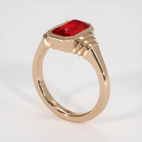 2.03 Ct. Ruby Ring, 18K Rose Gold 2