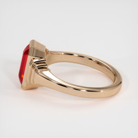 2.03 Ct. Ruby Ring, 18K Rose Gold 4