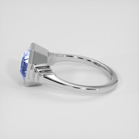 3.75 Ct. Blue Sapphire Ring, Silver 4